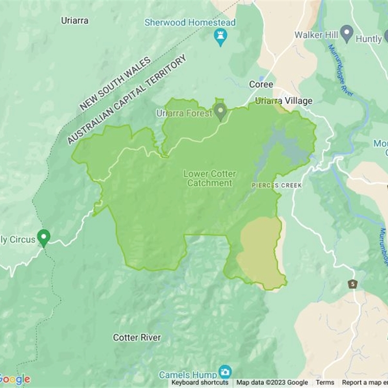 Lower Cotter Catchment field guide