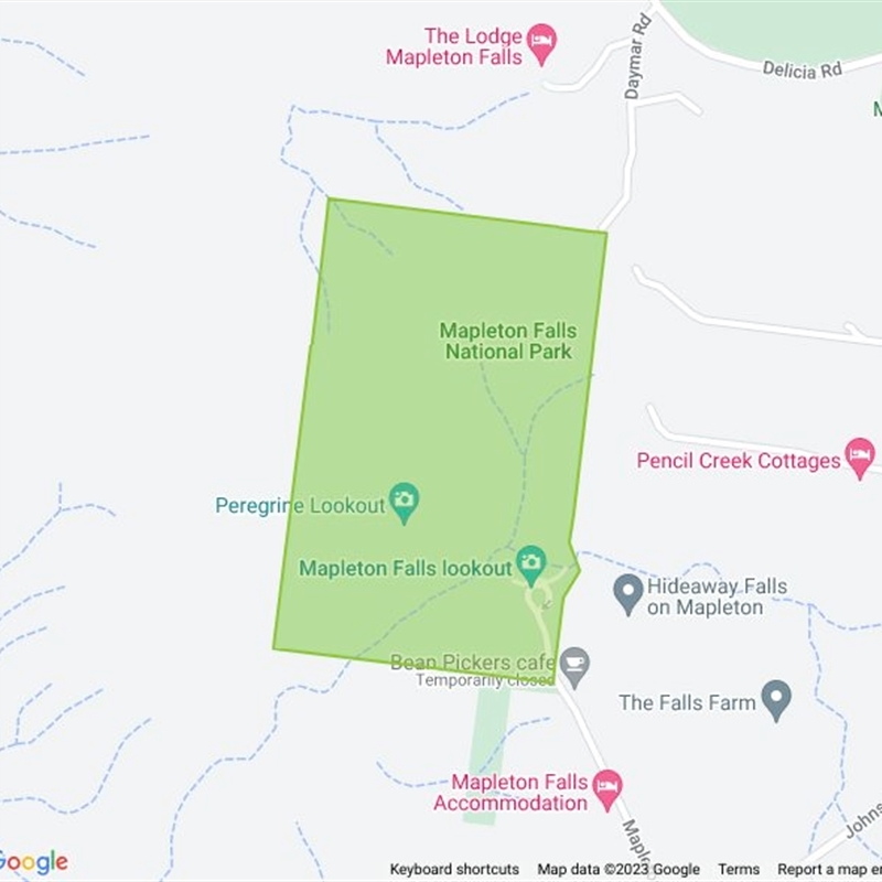 Mapleton Falls National Park field guide