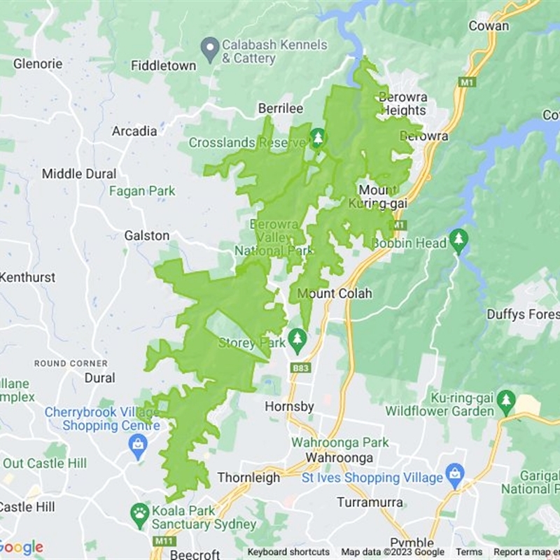 Berowra Valley National Park field guide