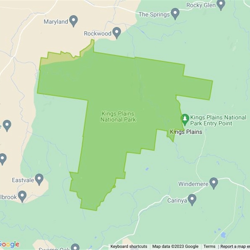 Kings Plains National Park field guide