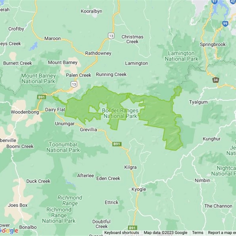 Border Ranges National Park field guide