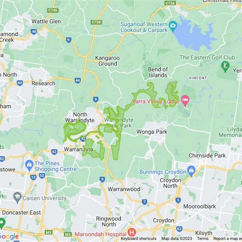 Warrandyte State Park field guide