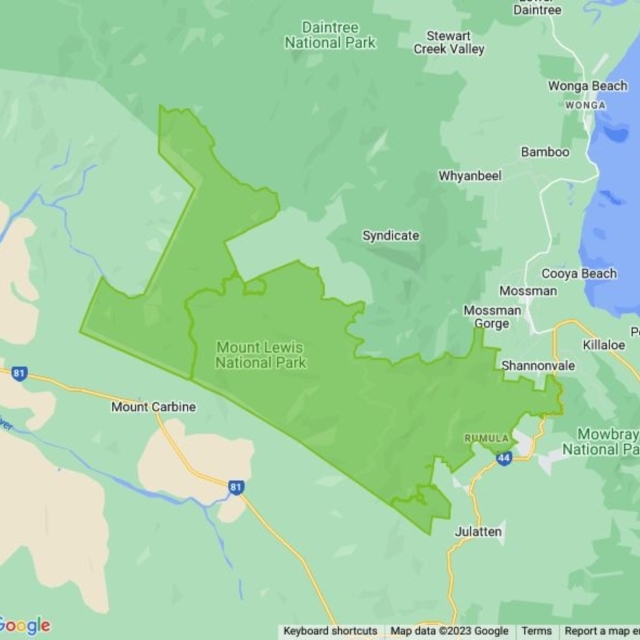 Mount Lewis National Park field guide