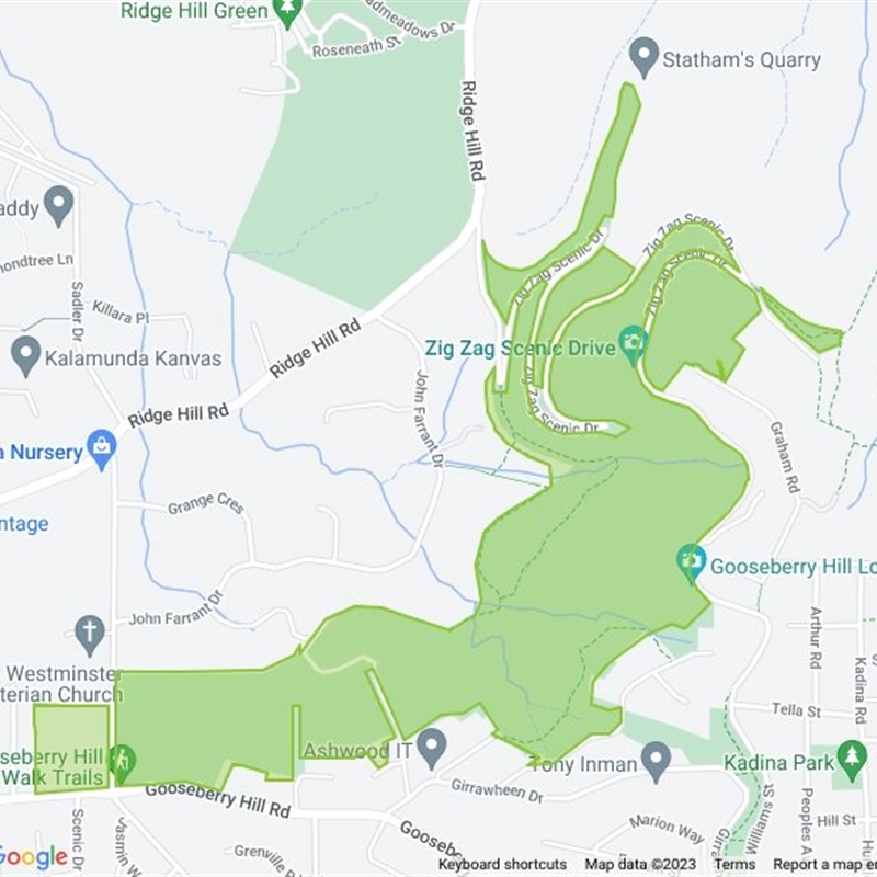 Gooseberry Hill National Park field guide