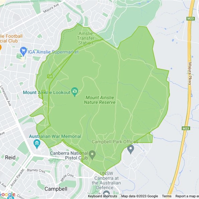 Mount Ainslie field guide