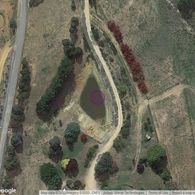 BUR200: Dam at front of 84 Hilltop Rd, Burra