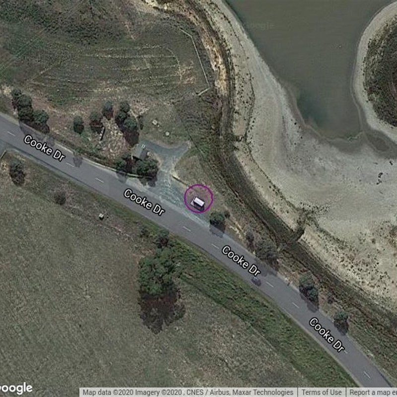 LBE300: Dam at entrance to Little Burra Estate, Googong