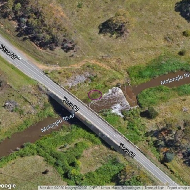 MOL608: Molonglo River Downstream Old Bridge on Yass Rd Qbyn