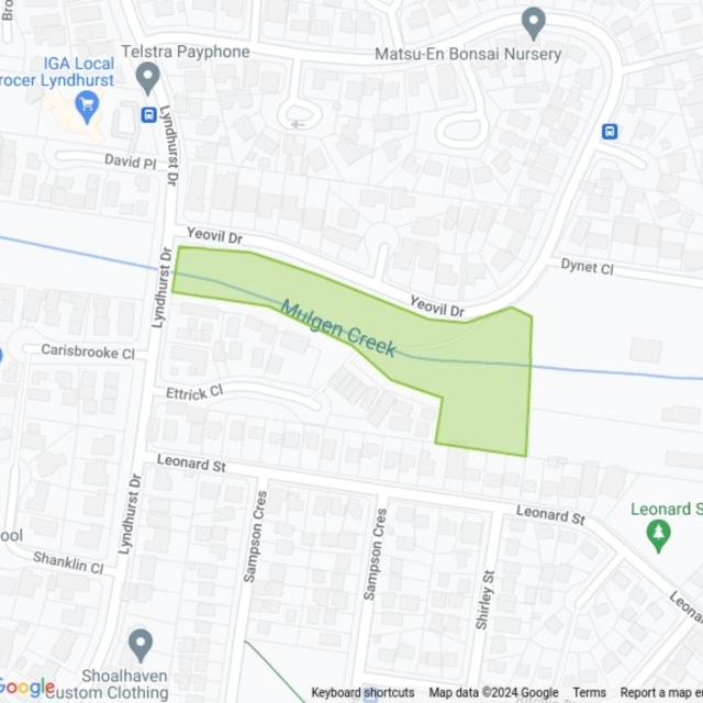 Bomaderry - Lower Mulgen Creek Bushcare
